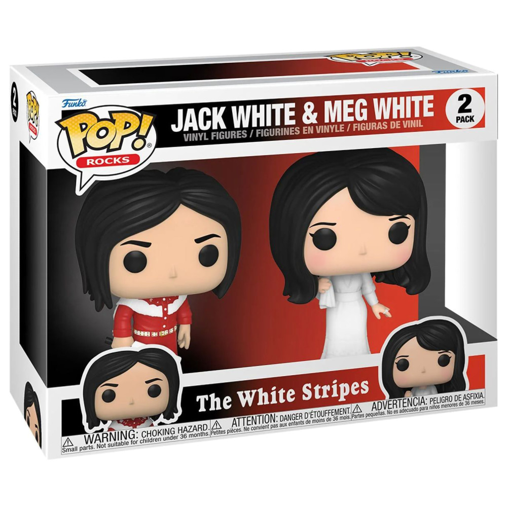  Funko POP Rocks: The White Stripes  Jack White & Meg White (9,5 ) (2 )