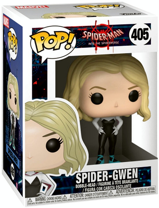  Funko POP: Spider-Man Into The Spider-Verse  Spider-Gwen Bobble-Head (9,5 )