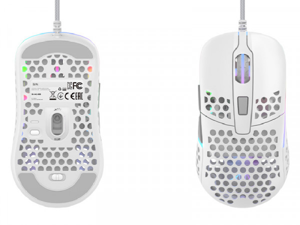 Мышь Xtrfy M42 проводная игровая для PC (белая)