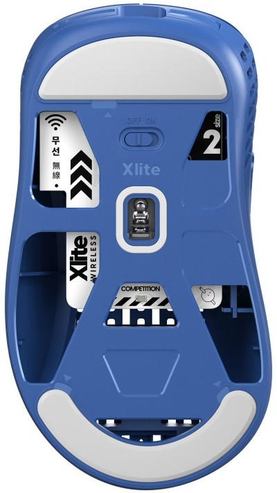 Мышь Pulsar Xlite Wireless V2 игровая беспроводная / USB  Competition Blue для ПК