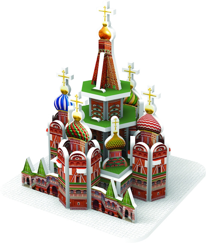 IQ 3D Puzzle: Собор Василия Блаженного (Москва)