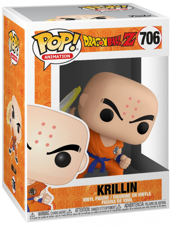 Фигурка Funko POP Animation: Dragon Ball Z Series 7 – Krillin With Destructo Disc (9,5 см)