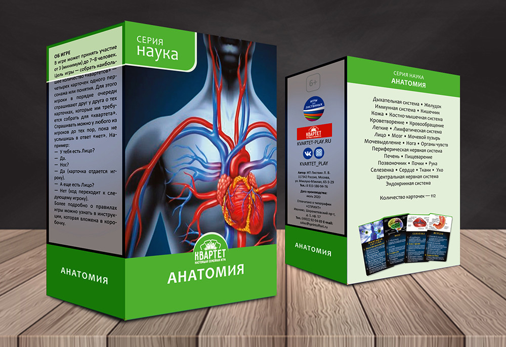 Настольная игра Анатомия