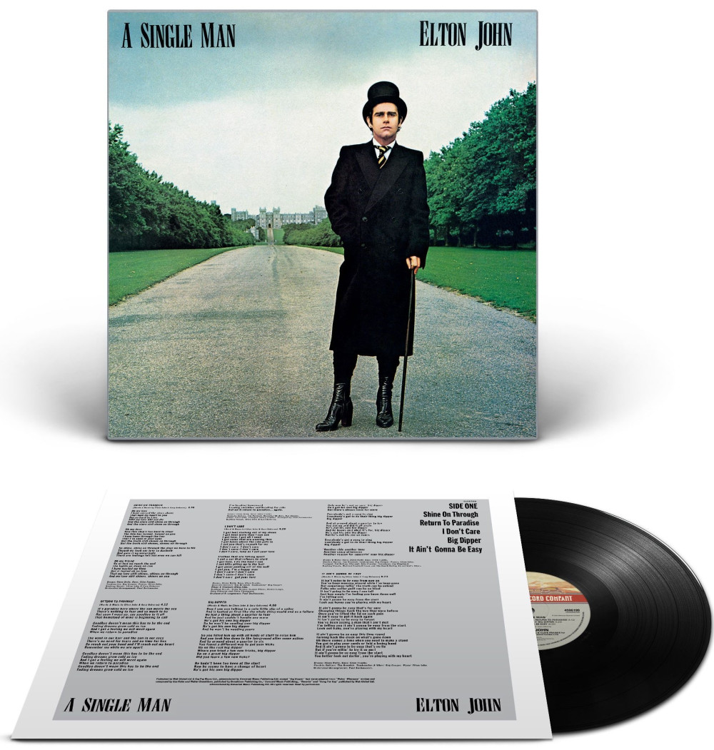 JOHN ELTON  A Single Man  Remastered  LP + ������ ������� �5 ������ 10 �� �����