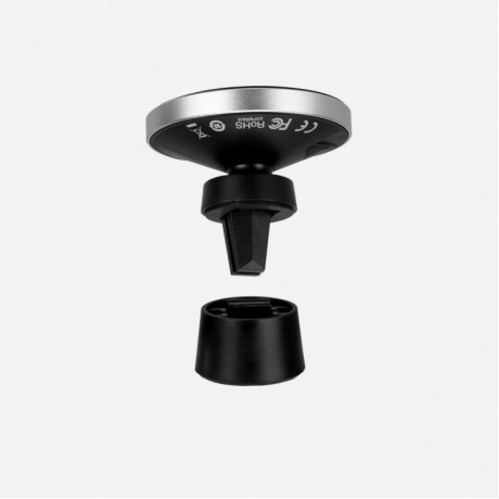 ������������� Momax Q.Mount Magnetic Fast Wireless Charging Car Mount (Silver)