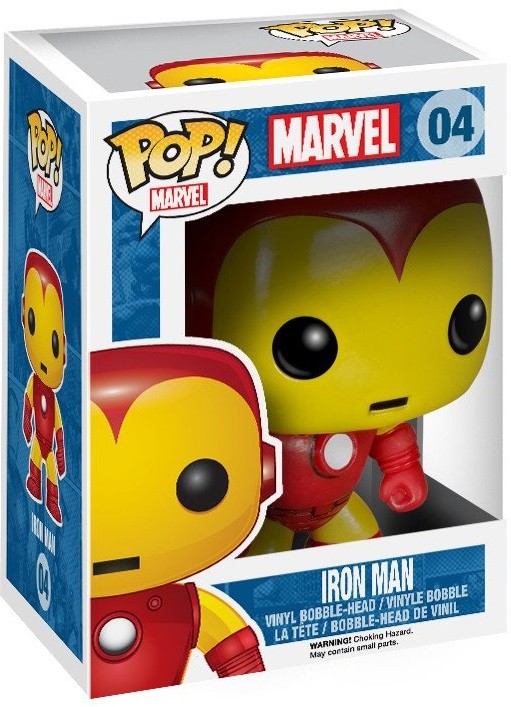 Фигурка Funko POP Marvel: Marvel – Iron Man Bobble-Head (9,5 см)