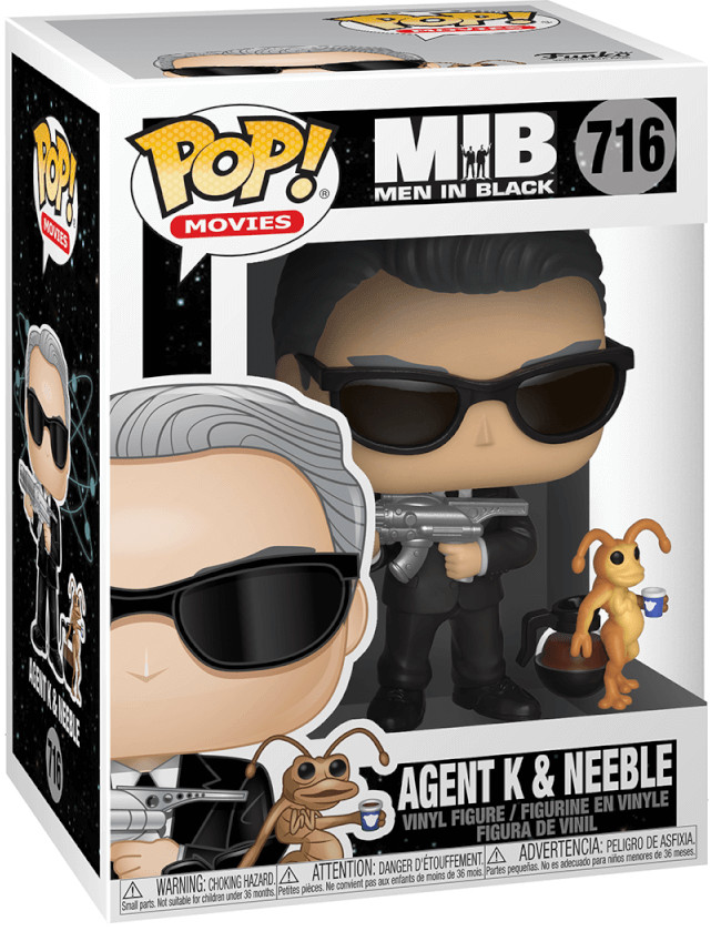  Funko POP Movies: Men In Black  Agent K & Neeble (9,5 )