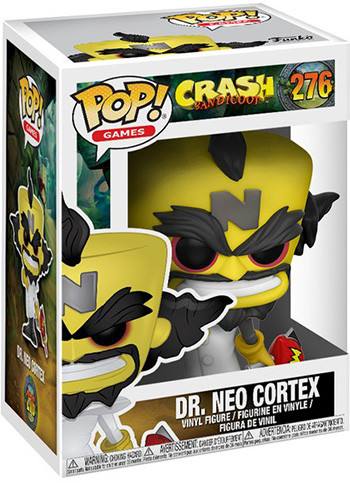 Фигурка Funko POP Games: Crash Bandicoot – Dr. Neo Cortex (9,5 см)