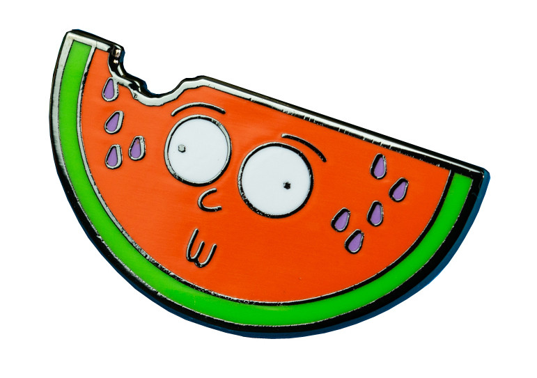 Набор значков Rick And Morty 1.2 Яблоко и Арбуз Pin Kings 2-Pack