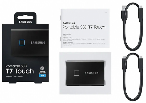   Samsung SSD T7 Touch 2TB USB Type-C ()