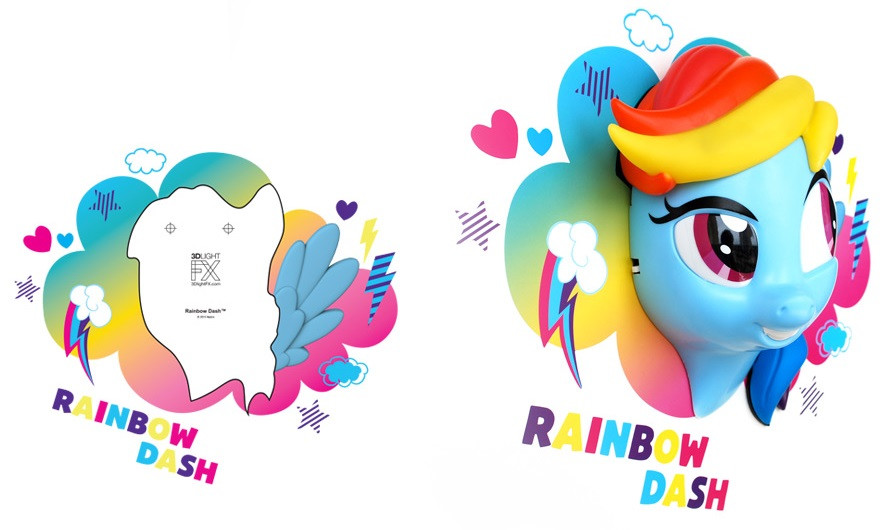 3D  My Little Pony: Rainbow Dash