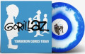 Gorillaz  Tomorrow Comes Today 12" EP [White/Blue Colour-In-Colour Vinyl] (25th Anniversary Edition) (LP)