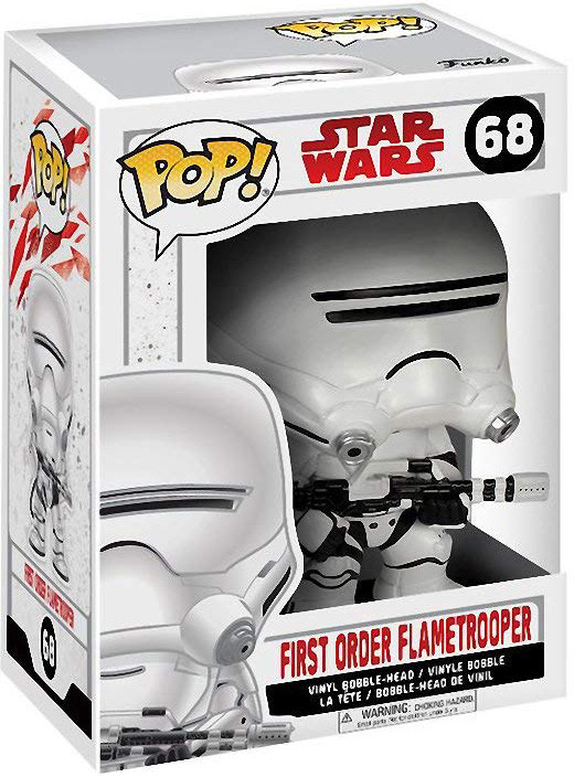  Funko POP: Star Wars  First Order Flametrooper Bobble-Head (9,5 )
