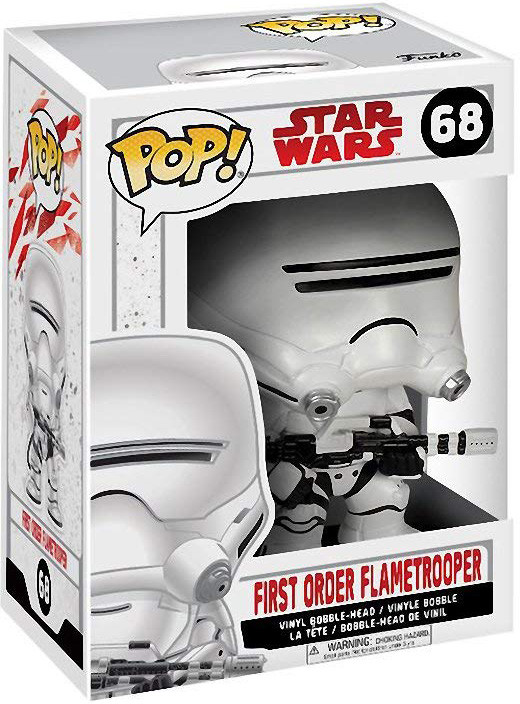 Фигурка Funko POP: Star Wars – First Order Flametrooper Bobble-Head (9,5 см)