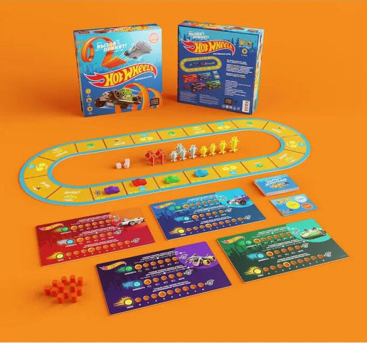 Настольная игра Hot Wheels: Вызов принят
