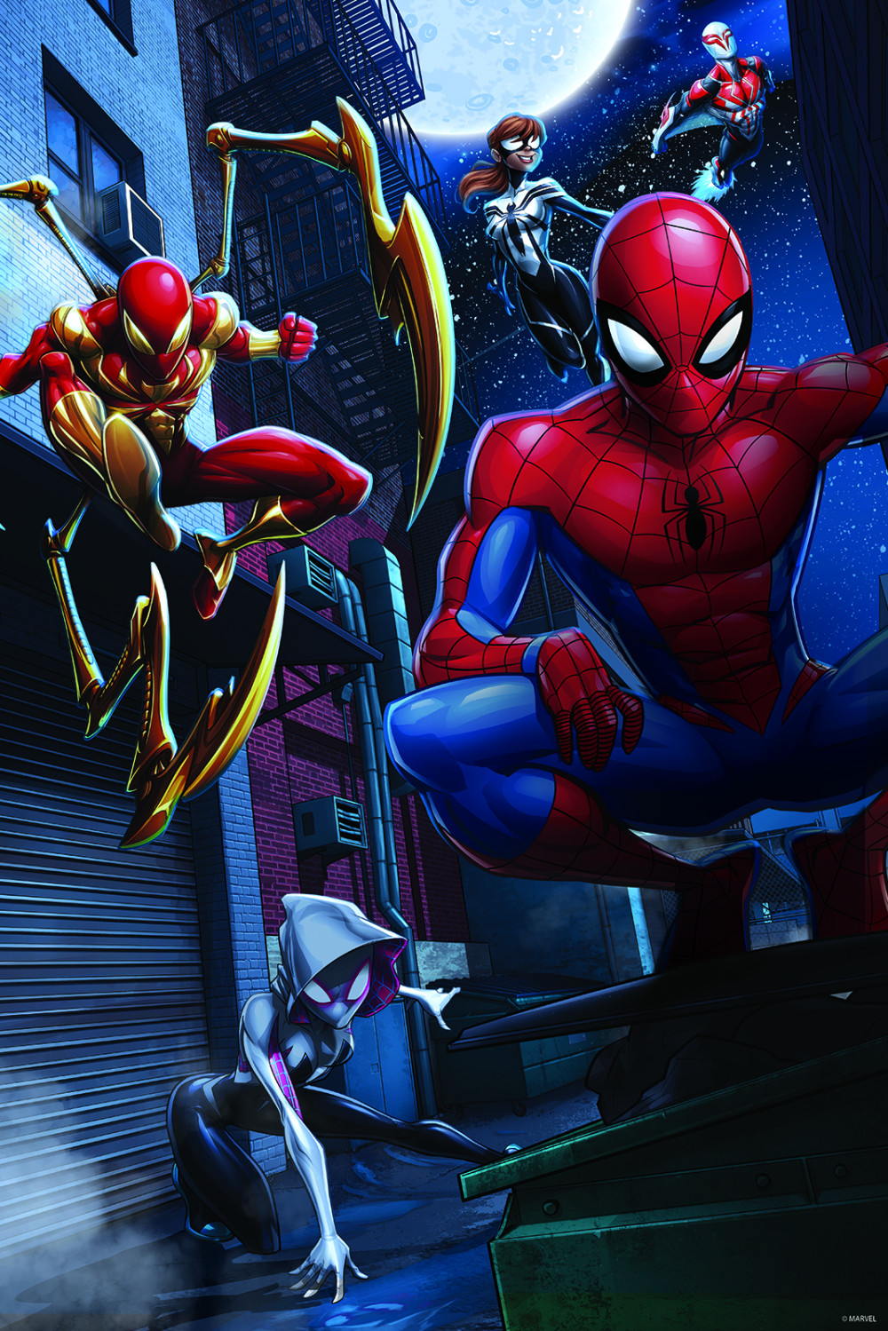 Prime 3D Puzzle: Marvel – Человек-Паук 4 (200 элементов)