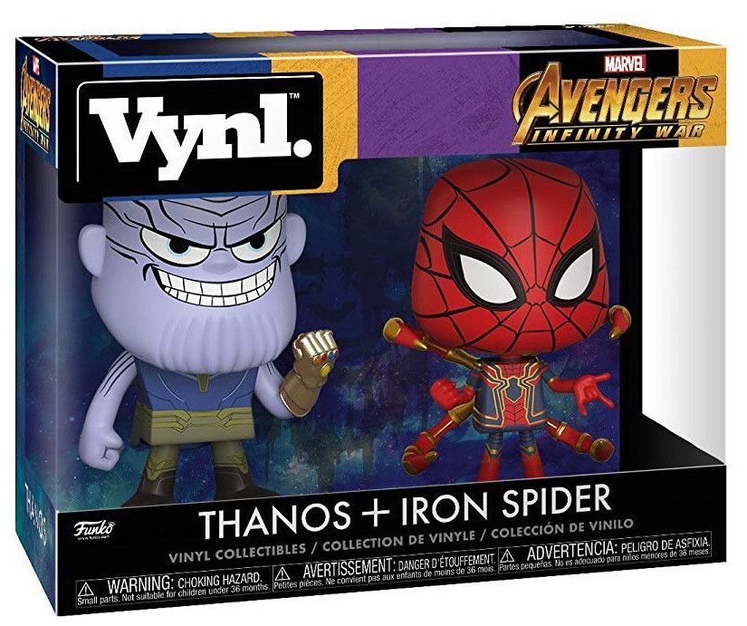  Funko Vynl: Marvel Avengers Infinity War  Thanos + Iron Spider