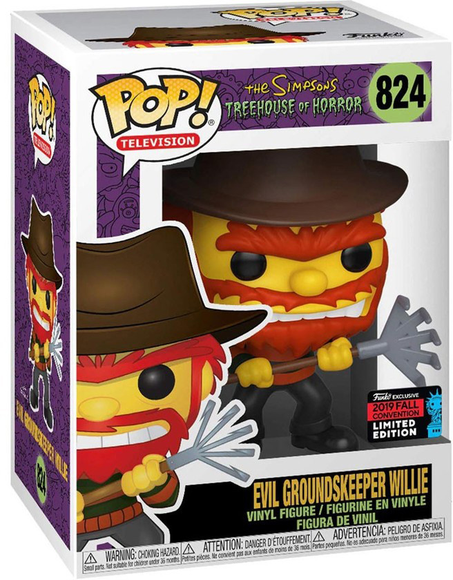  Funko POP Television: The Simpsons: Treehouse Of Horror  Evil Groundskeeper Willie (9,5 )
