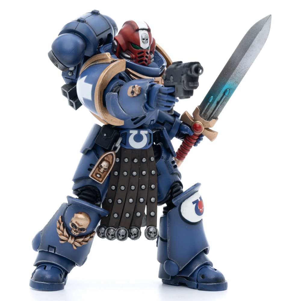 ������� Warhammer 40 000: Ultramarines Intercessor Veteran � Sergeant Brother Aeontas 1:18 (12 ��)