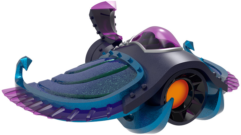 Skylanders SuperChargers. Интерактивная фигурка. Машины. Sea Shadow (стихия Dark)