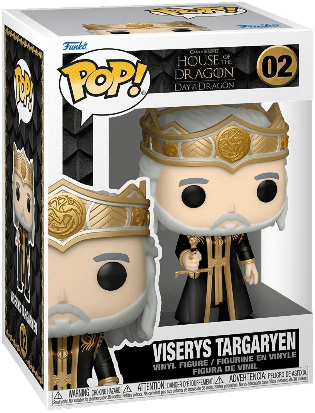 Фигурка Funko POP: House Of The Dragon – Viserys Targaryen (9,5 см)