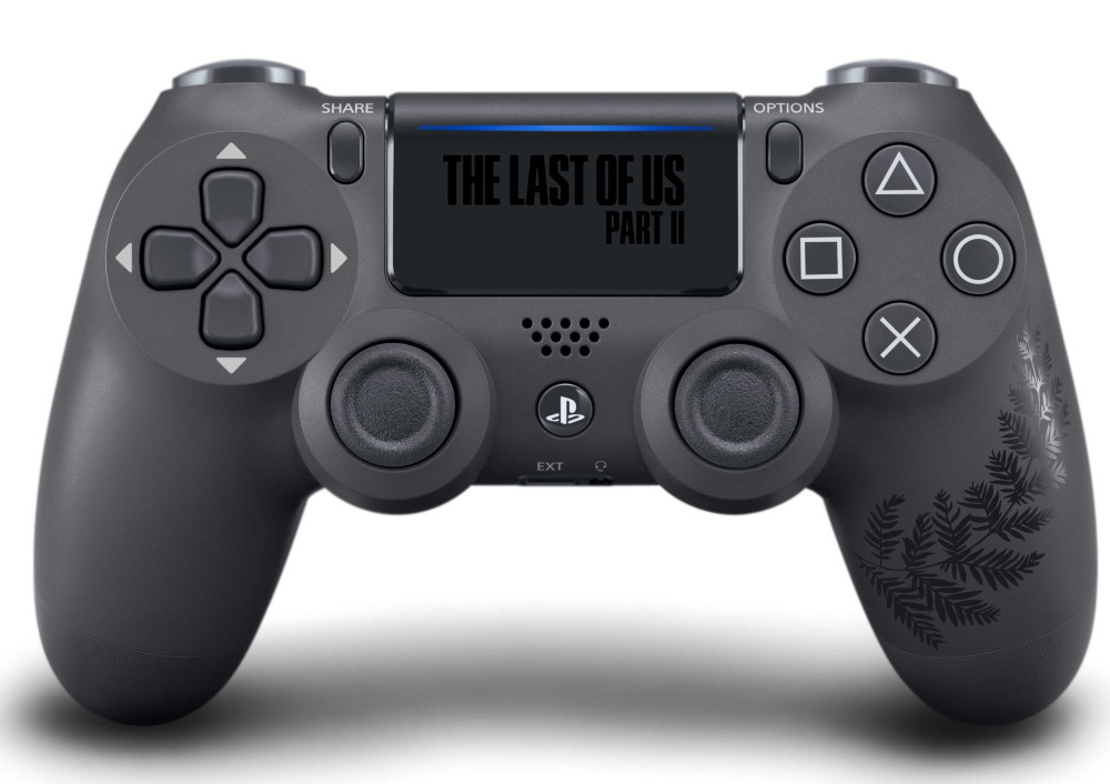Геймпад DualShock 4 The Last Of Us: Part II беспроводной для PS4 (черный, матовое покрытие) (CUH-ZCT2E)
