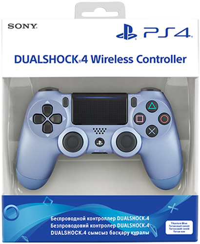  DualShock 4 Cont Titanium Blue   PS4 ( ) (CUH-ZCT2E: SCEE)
