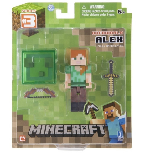 ������� Minecraft. Alex With Sword And Bow (8 ��)