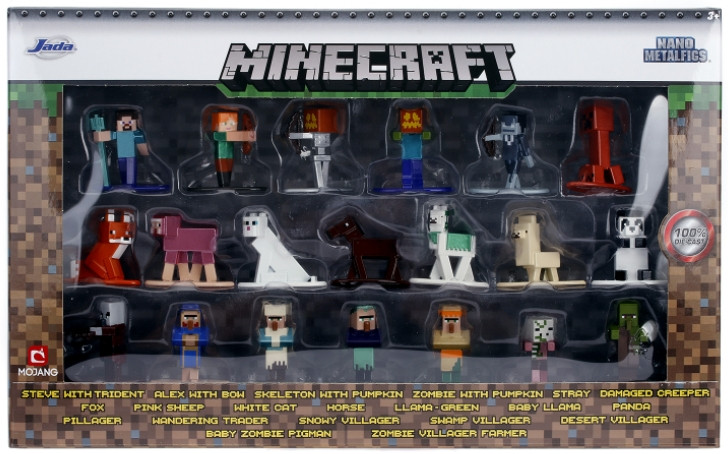   Minecraft Dungeons:  Nano Metalfigs  Wave 3 1.65" (20 .)