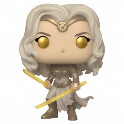  Funko POP Marvel: Eternals  Thena Fighting Pose With Alt Weapon Exclusive Bobble-Head (9,5 )