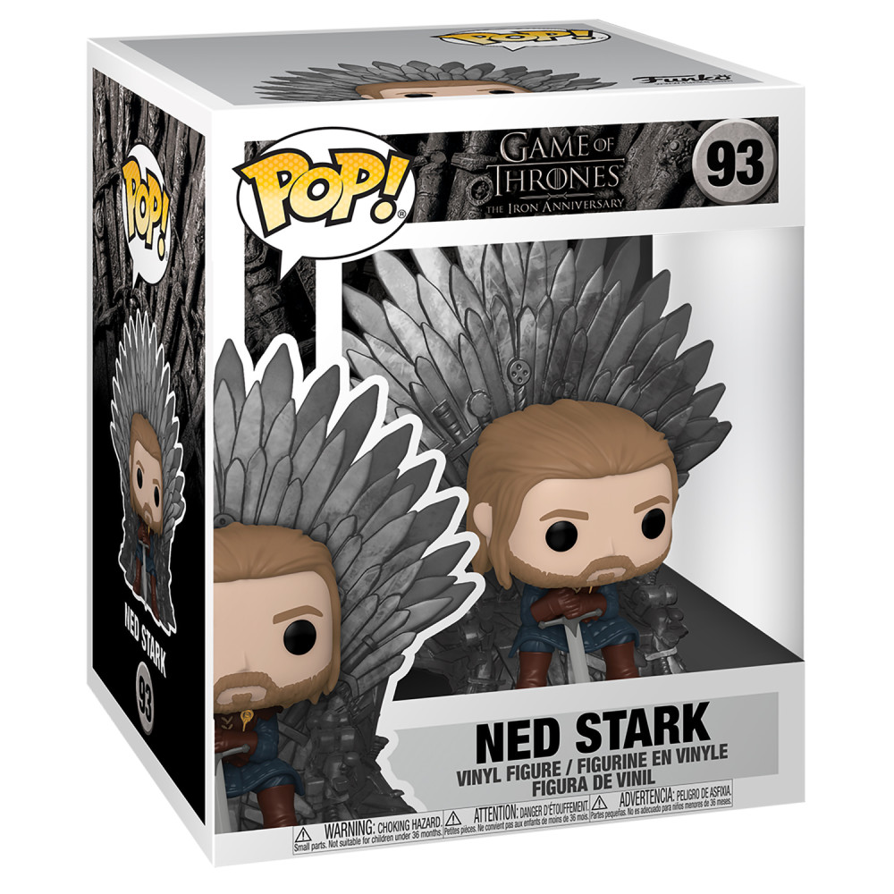 Фигурка Funko POP Television: Game Of Thrones – Ned Stark On Throne Deluxe (9,5 см)