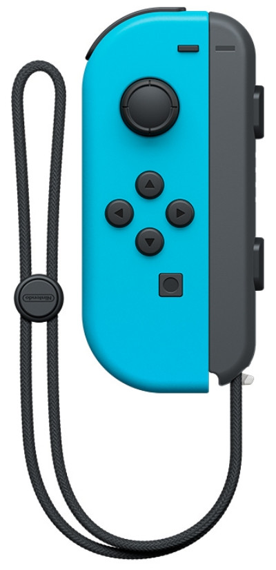 Switch: Контроллер Joy-Con левый (неоновый синий)