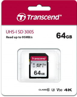   Transcend SDXC 64GB Class 10 UHS-I U3 R95
