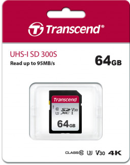 ����� ������ Transcend SDXC 64GB Class 10 UHS-I U3 R95