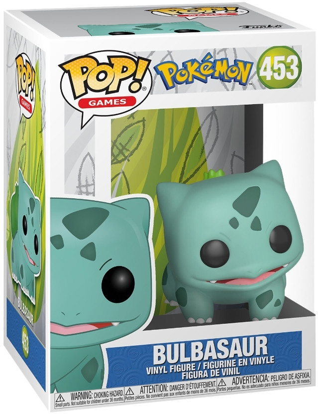  Funko POP Games: Pokemon  Bulbasaur (9,5 )