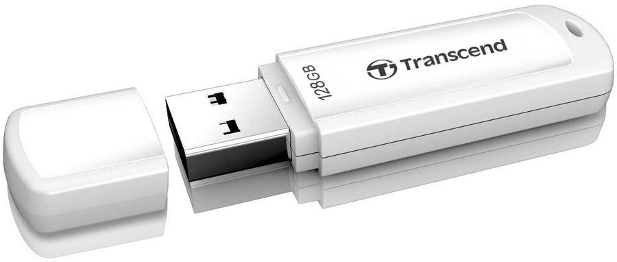 - Transcend JetFlash 730 White USB 3.0 128GB