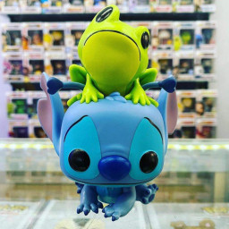  Funko POP Disney: Lilo & Stitch  Stitch With Frog Exclusive (9,5 )