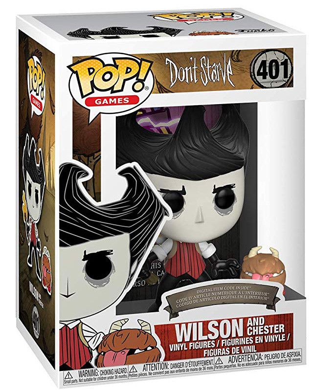  Funko POP Games: Don't Starve  Wilson And Chester (9,5 )