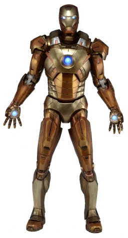  NECA Avengers  Iron Man Mark XXI Midas Version (Gold Armor) (46 )