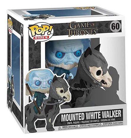  Funko POP Rides: Game Of Thrones  Mounted White Walker