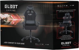   EL33T Elite V2 Fabric&PU (Black/green stitching)
