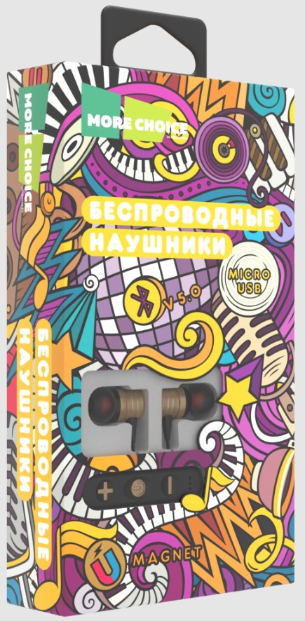  More choice BG20 Bluetooth     (Gold)