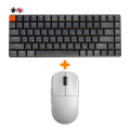   Pulsar X2 Wireless White +  Keychron K3 Low Profile, RGB, Red Switch, Dark Gray