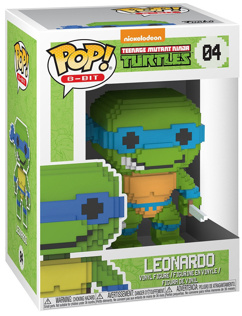 Фигурка Funko POP 8-Bit: Teenage Mutant Ninja Turtles – Leonardo (9,5 см)