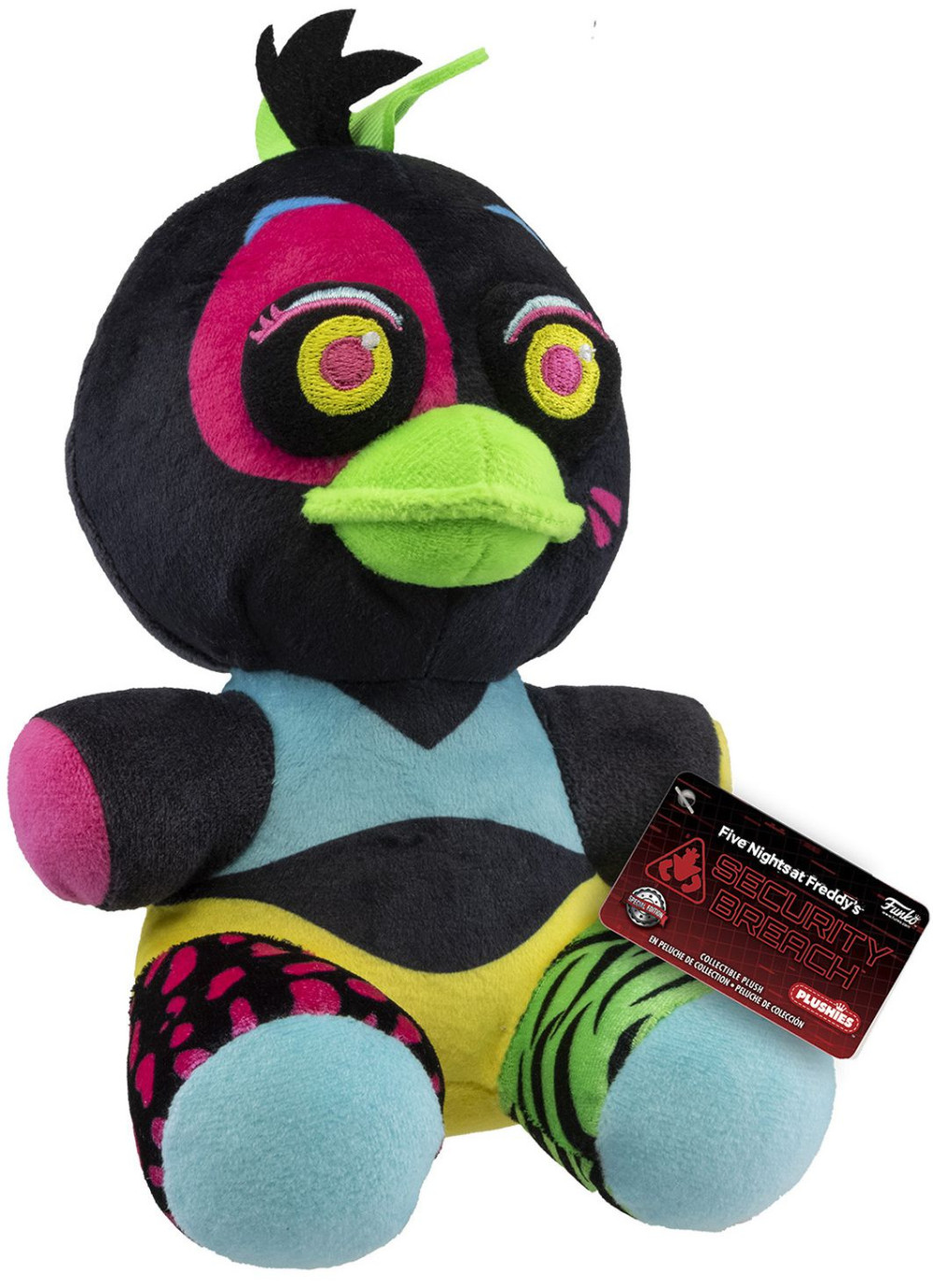   Funko Plush: Five Nights At Freddy`s  Security Breach Blacklight Glamrock Chica Exclusive (18 )