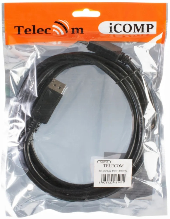   VCOM DisplayPort 1.2 Telecom 4K 60Hz 3  (CG712-3M)