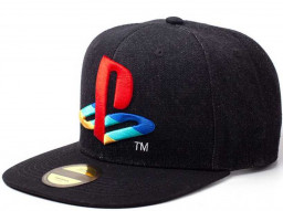 Бейсболка Playstation: Logo Denim Snapback