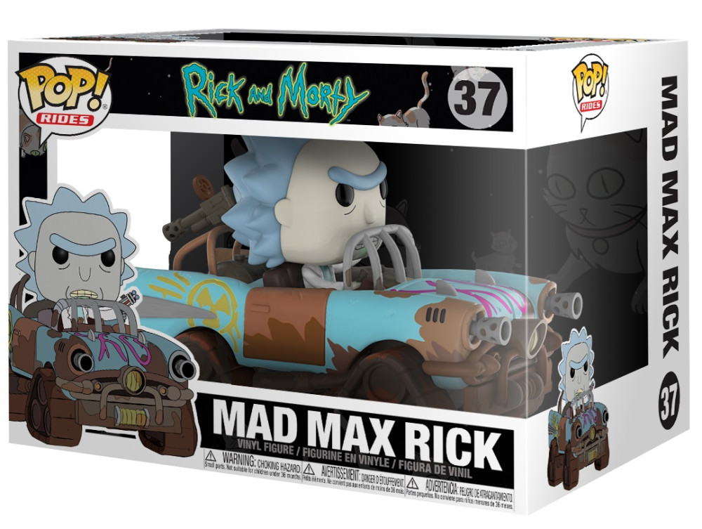  Funko POP Rides: Rick And Morty  Mad Max Rick (9,5 )