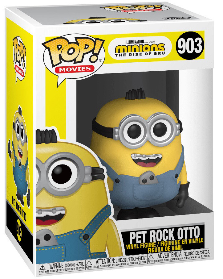  Funko POP Movies: Minions The Rise Of Gru  Pet Rock Otto (9,5 )