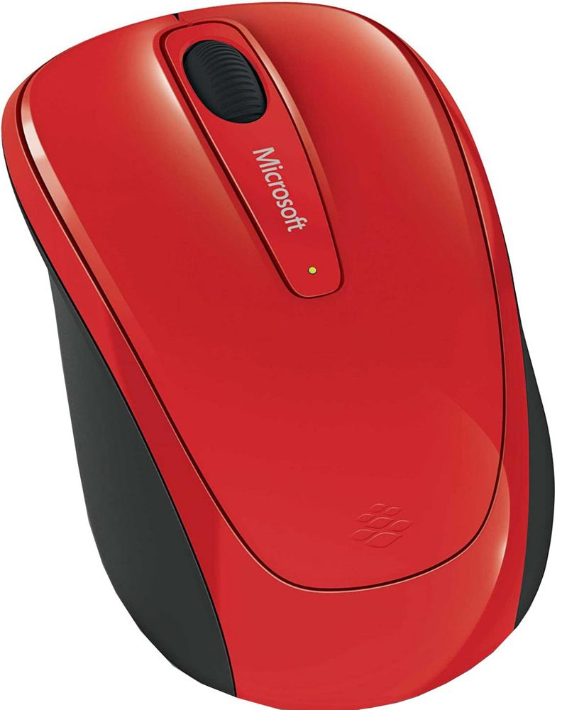 ���� Microsoft Wireless Mobile Mouse 3500 Flame Red Gloss Retail ������������ ��� PC